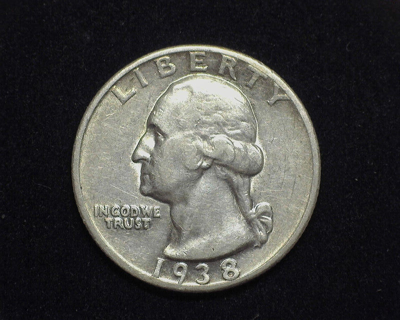 1938 S Washington Quarter XF - US Coin