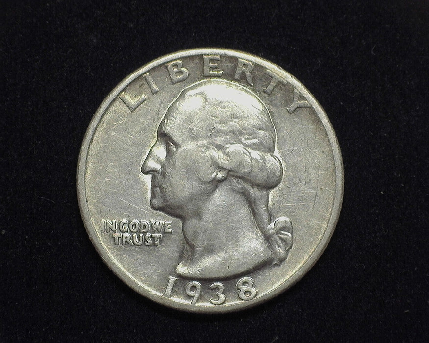 1938 S Washington Quarter XF - US Coin