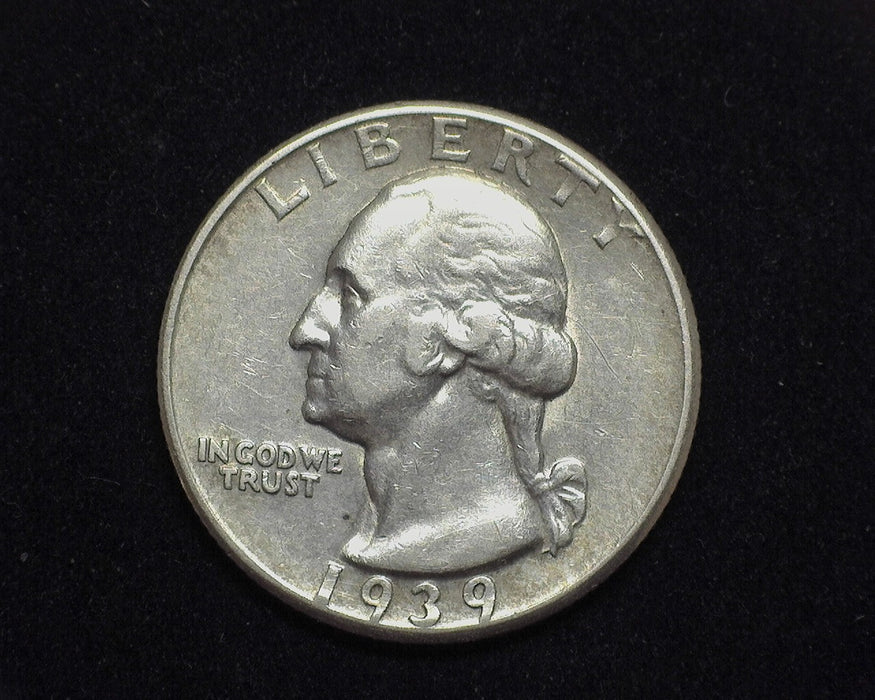 1939 D Washington Quarter AU - US Coin
