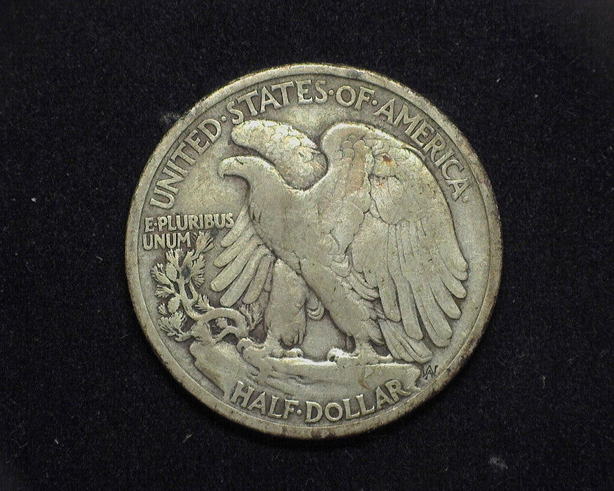 1916 D Liberty Walking Half Dollar VG Obverse - US Coin