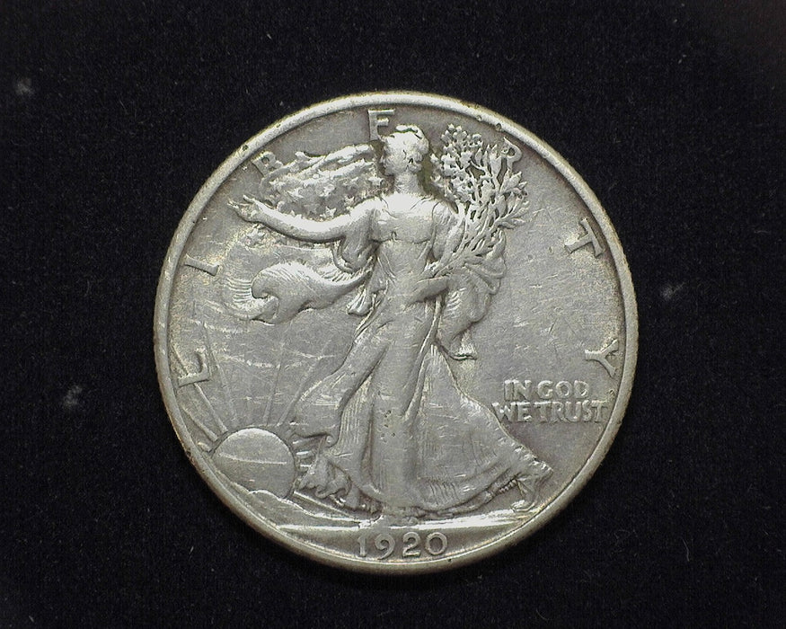1920 D Liberty Walking Half Dollar VF - US Coin