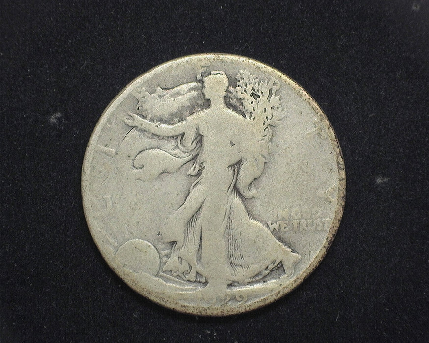 1929 D Liberty Walking Half Dollar VG - US Coin
