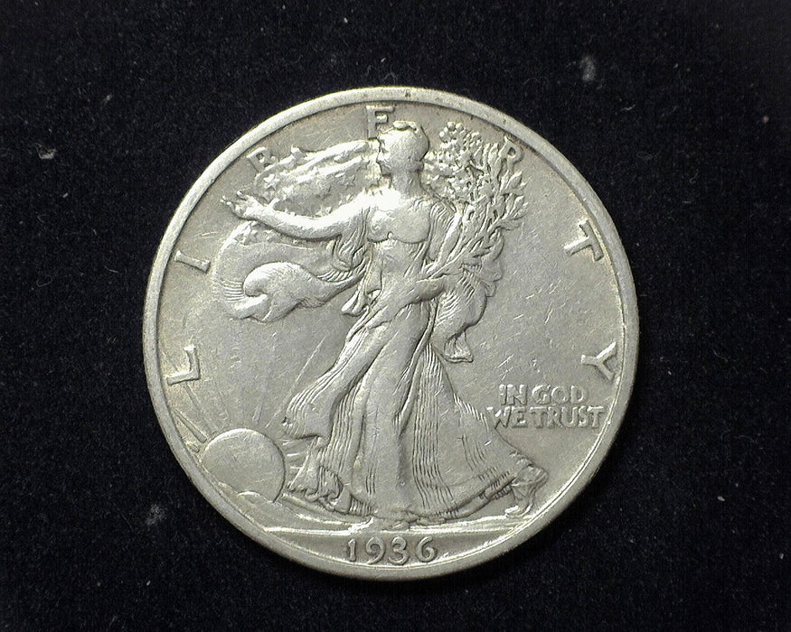 1936 S Liberty Walking Half Dollar VF - US Coin