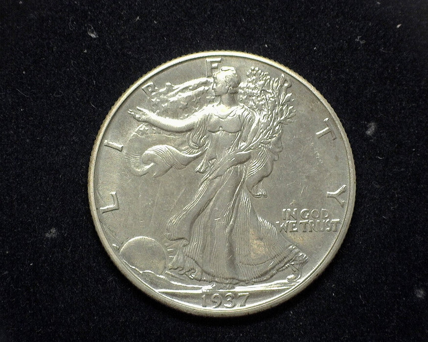 1937 D Liberty Walking Half Dollar XF/AU - US Coin