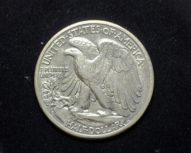 1942 D Liberty Walking Half Dollar AU - US Coin