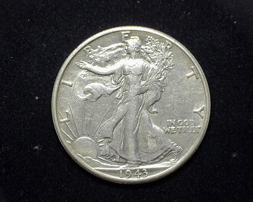 1943 D Liberty Walking Half Dollar AU - US Coin