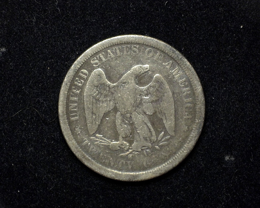 1875 S Liberty Seated Twenty Cents Filler - US Coin