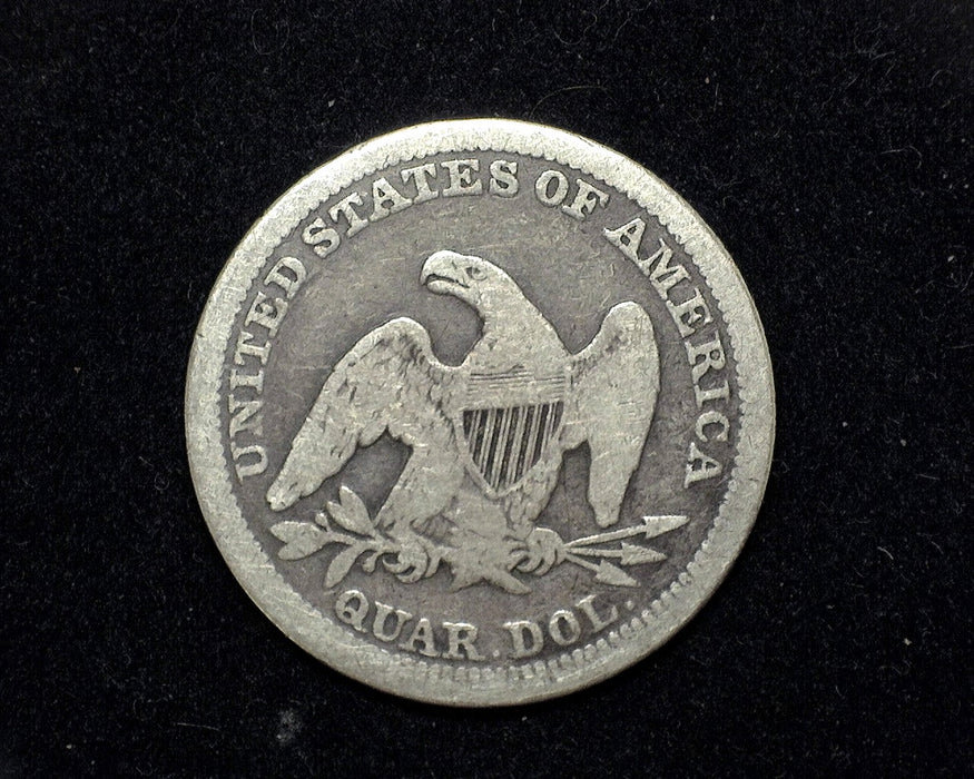1857 Liberty Seated Quarter VG - US Coin