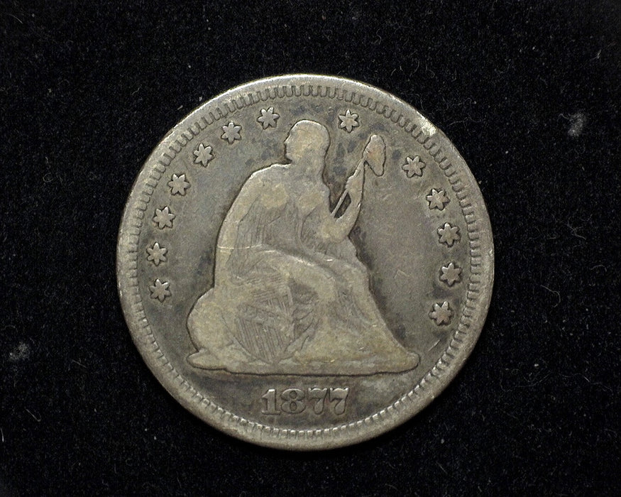 1877 Liberty Seated Quarter VG/F - US Coin