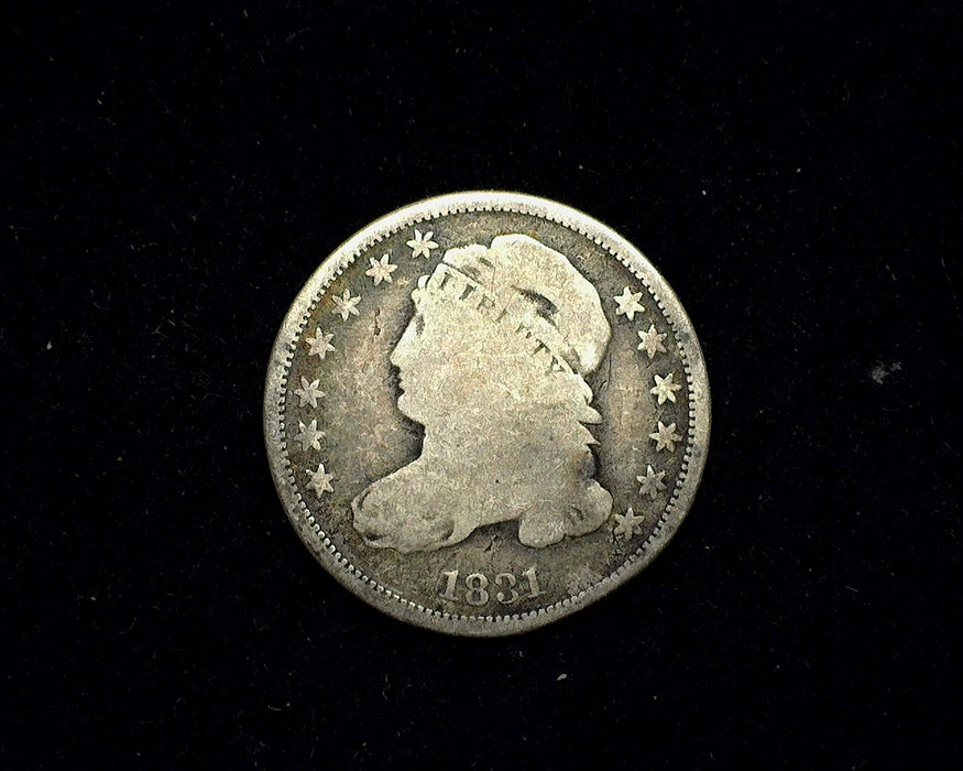 1831 Capped Bust Dime VG - US Coin
