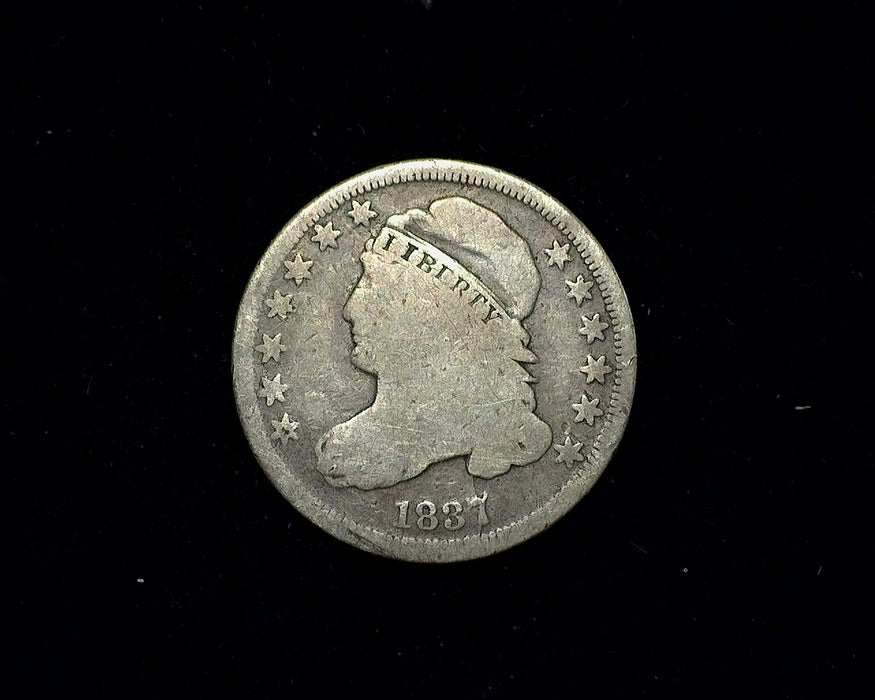 1837 Capped Bust Dime VG - US Coin