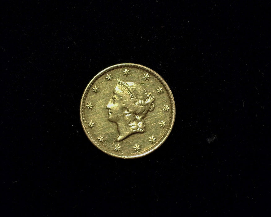 18XX Type 1 Liberty Head Gold Dollar, from a jewelry piece, year/mint unknown - US Gold Coin