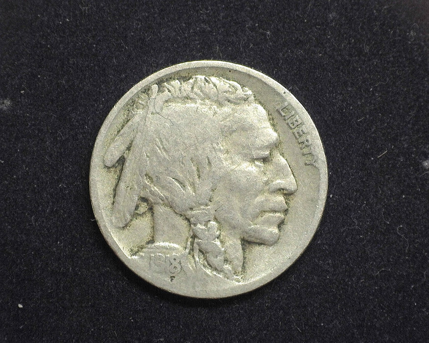 1918 D Buffalo Nickel F - US Coin