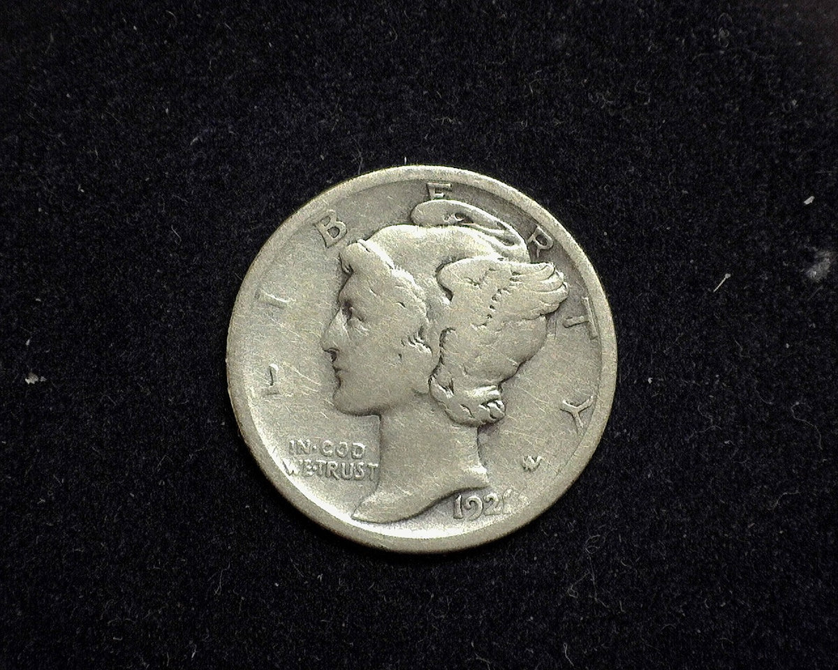 G Coin 1921 D Mercury Dime G+ - US Coin — Huntington Stamp & Coin Shop