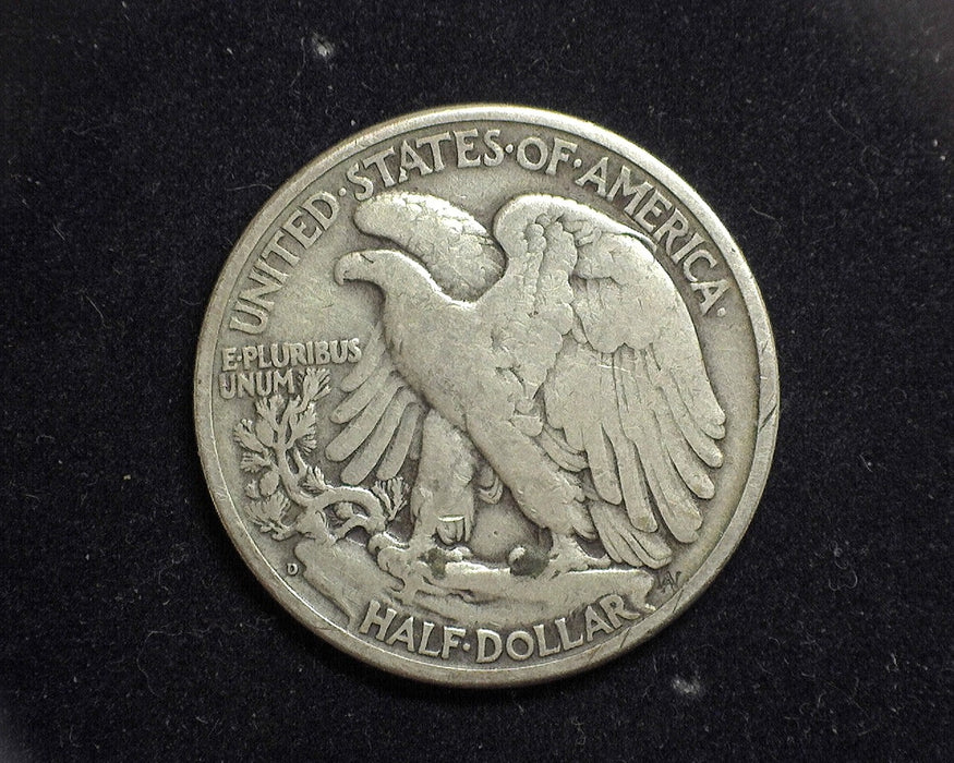 1938 D Walking Liberty Half Dollar F/VF - US Coin