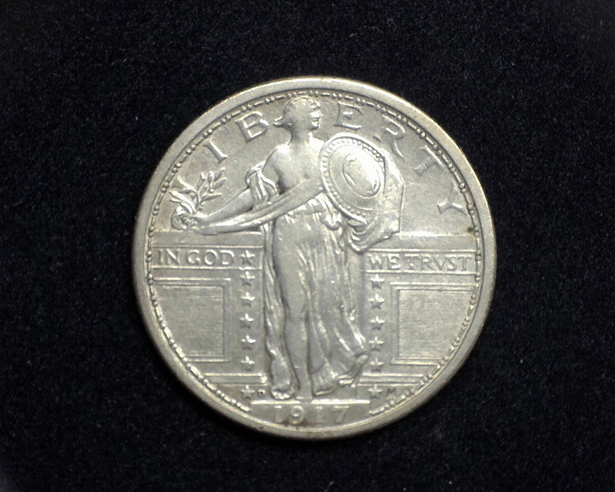 1917 D Type 1 Standing Liberty Quarter VF/XF - US Coin