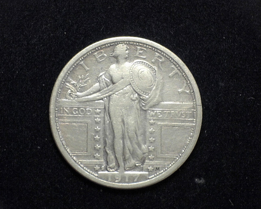 1917 S Standing Liberty Quarter VF - US Coin