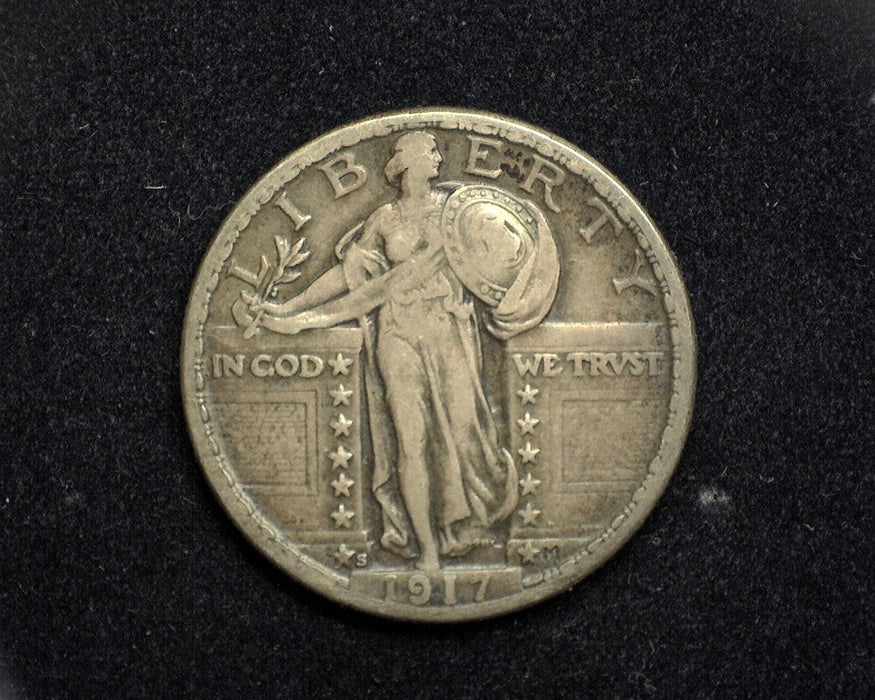 1917 S Type 2 Standing Liberty Quarter VF/XF - US Coin