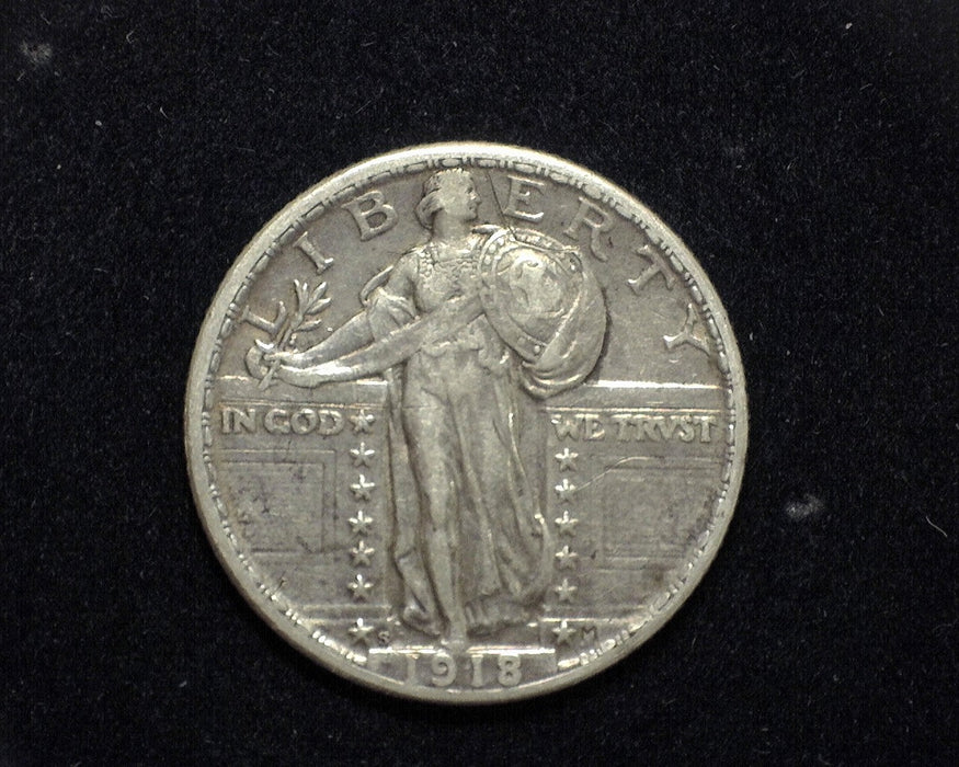 1918 S Standing Liberty Quarter VF/XF - US Coin