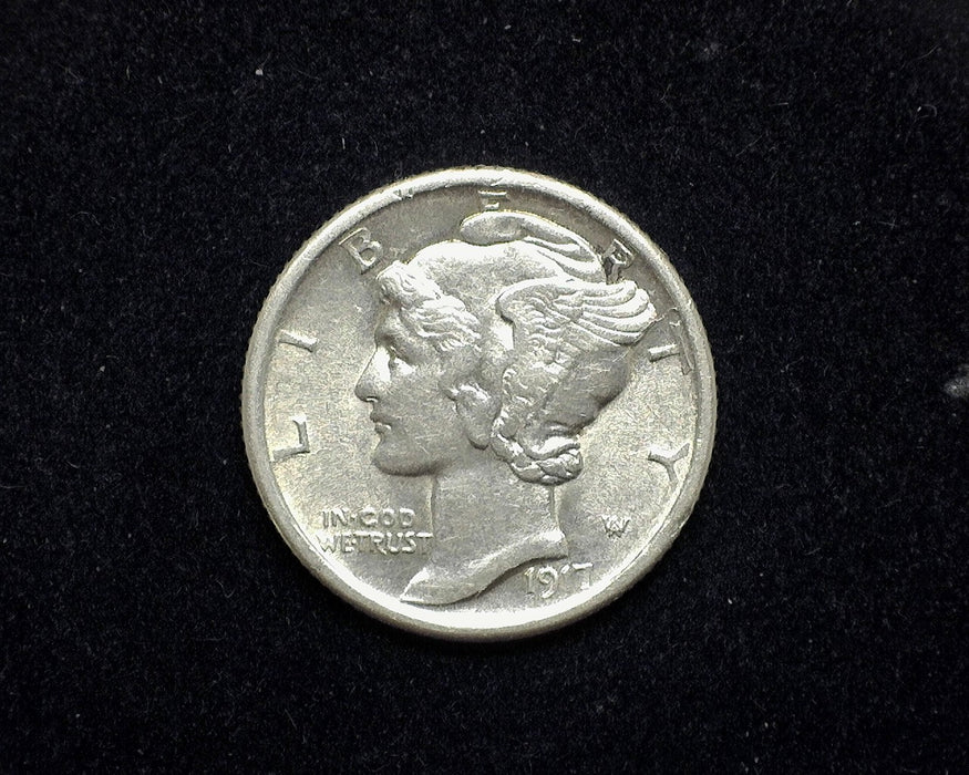 1917 D Mercury Dime AU - US Coin