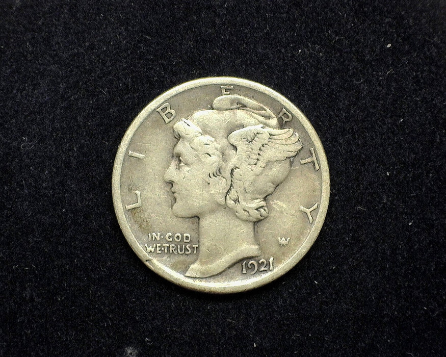 1921 D Mercury Dime F - US Coin