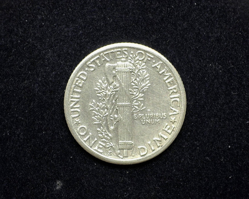 1925 S Mercury Dime AU - US Coin