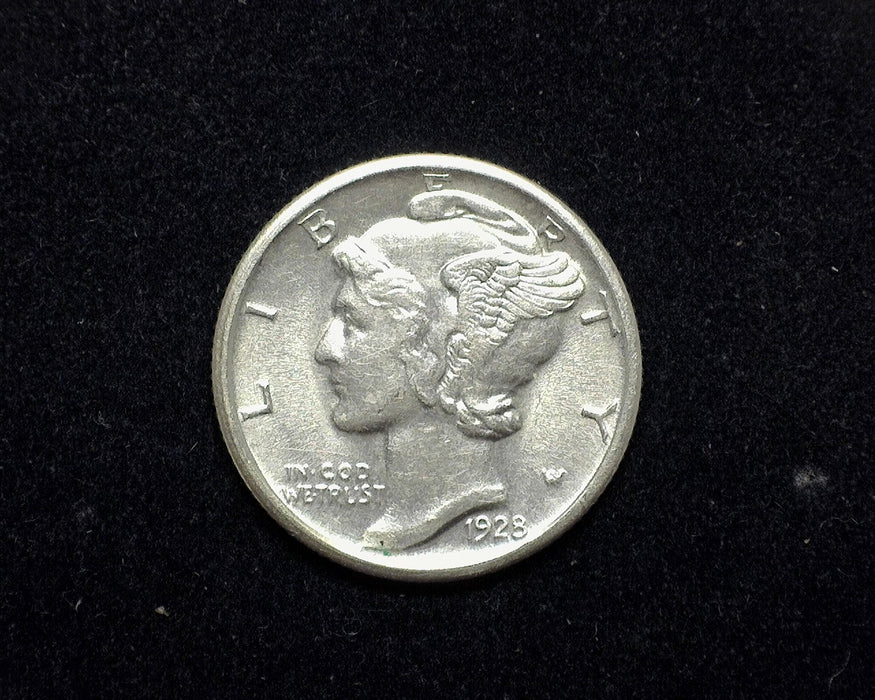 1928 D Mercury Dime AU - US Coin