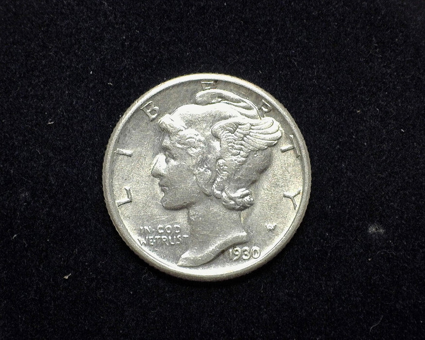 1930 S Mercury Dime AU - US Coin