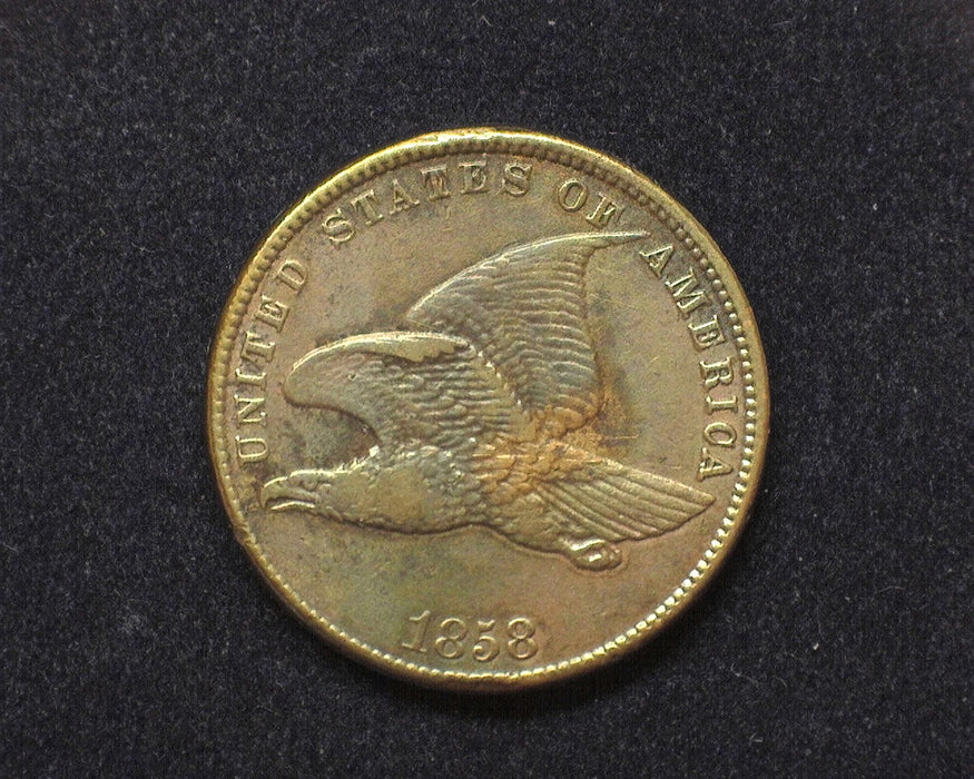 1858 Flying Eagle Penny/Cent XF Small letters - US Coin