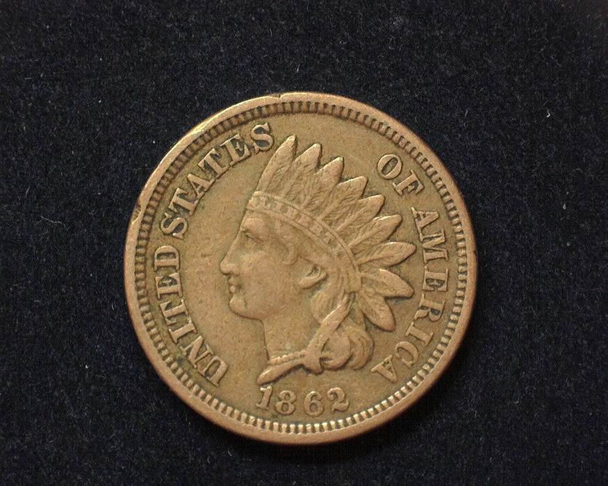 1862 Indian Head Penny/Cent F/VF - US Coin