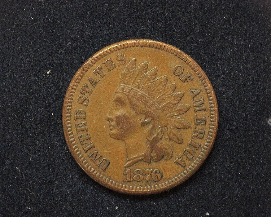 1876 Indian Head Penny/Cent VF/XF - US Coin