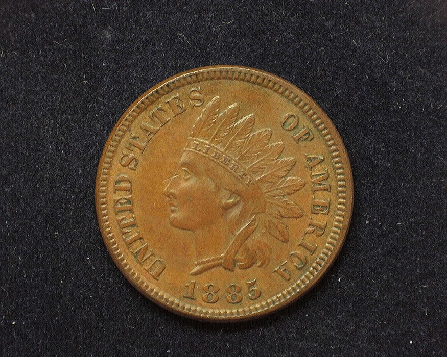 1885 Indian Head Penny/Cent XF+ - US Coin