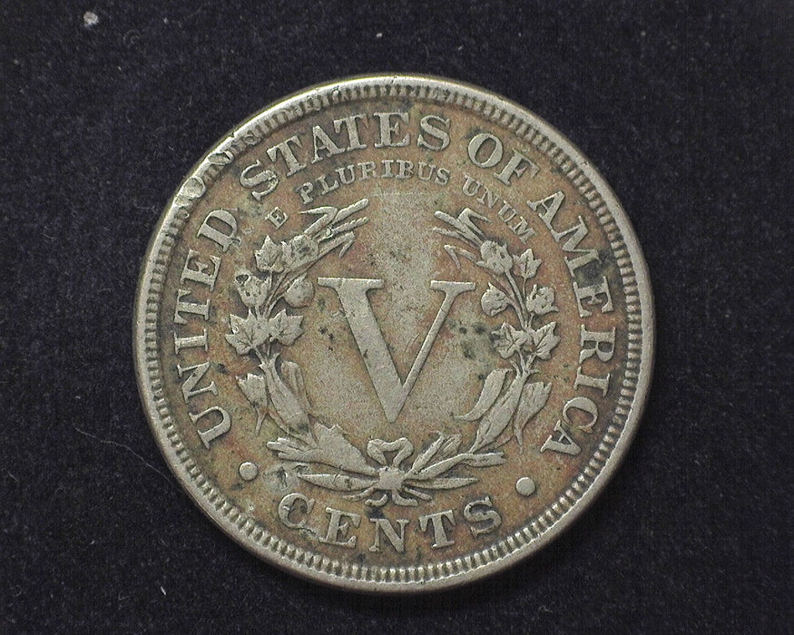 1886 Liberty Head Nickel VF Slight damage on reverse - US Coin