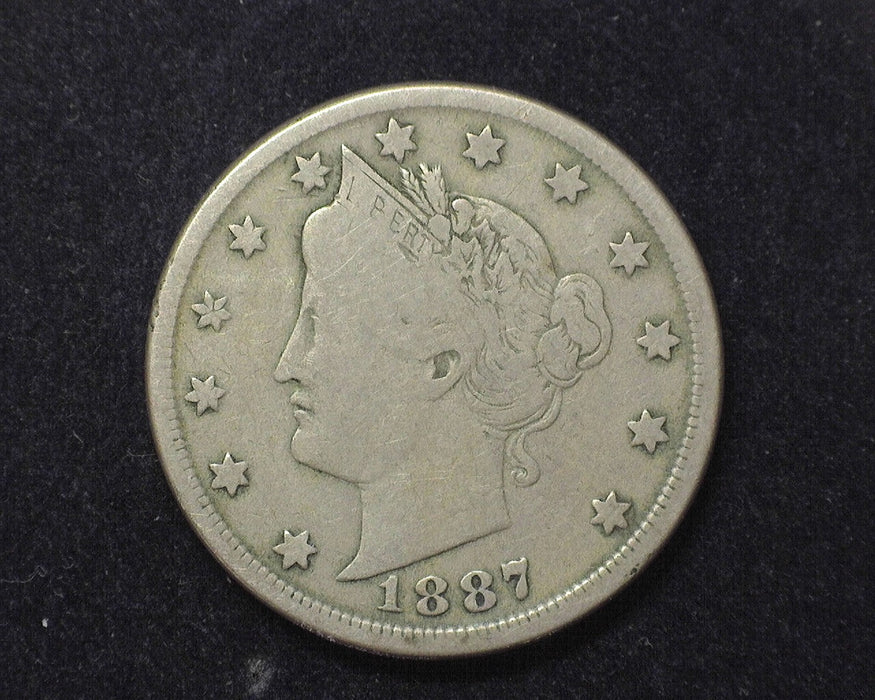 1887 Liberty Head Nickel VG/F - US Coin