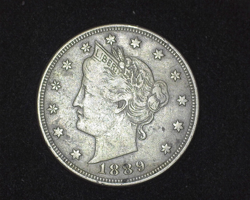1889 Liberty Head Nickel F/VF - US Coin