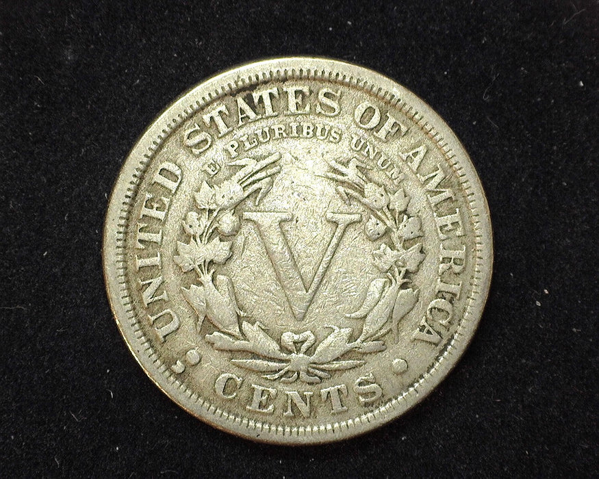 1912 D Liberty Head Nickel F - US Coin