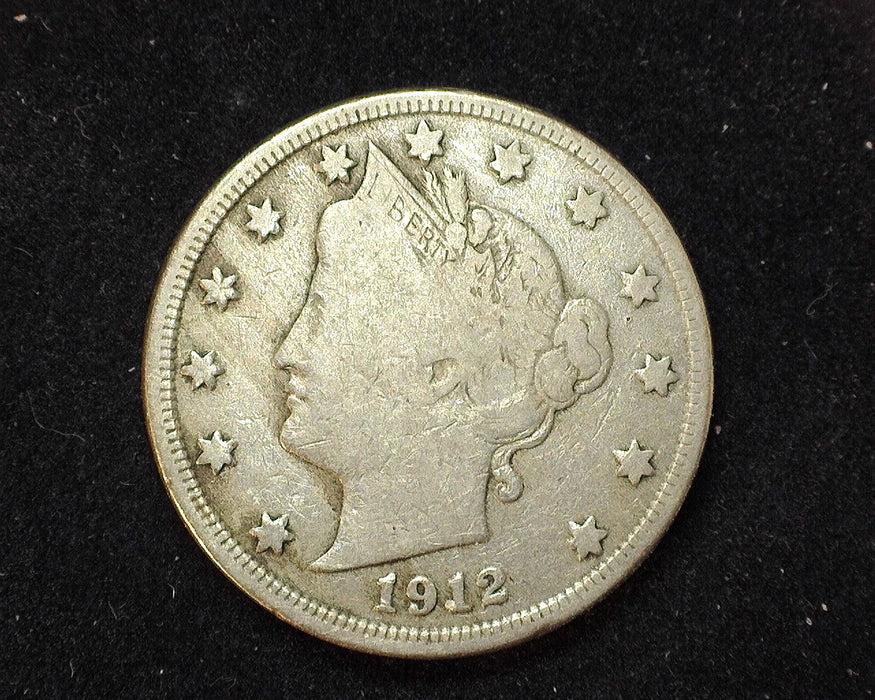 1912 D Liberty Head Nickel F - US Coin