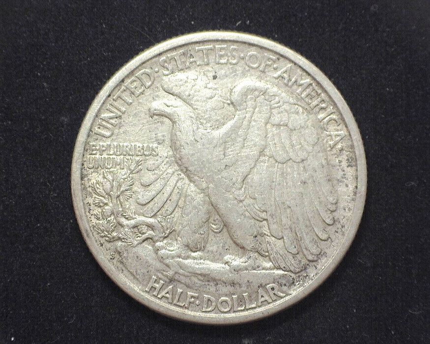 1917 S Walking Liberty Half Dollar F/VF Reverse - US Coin
