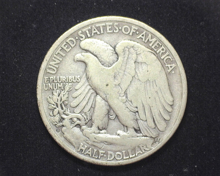 1919 D Walking Liberty Half Dollar F/VF - US Coin