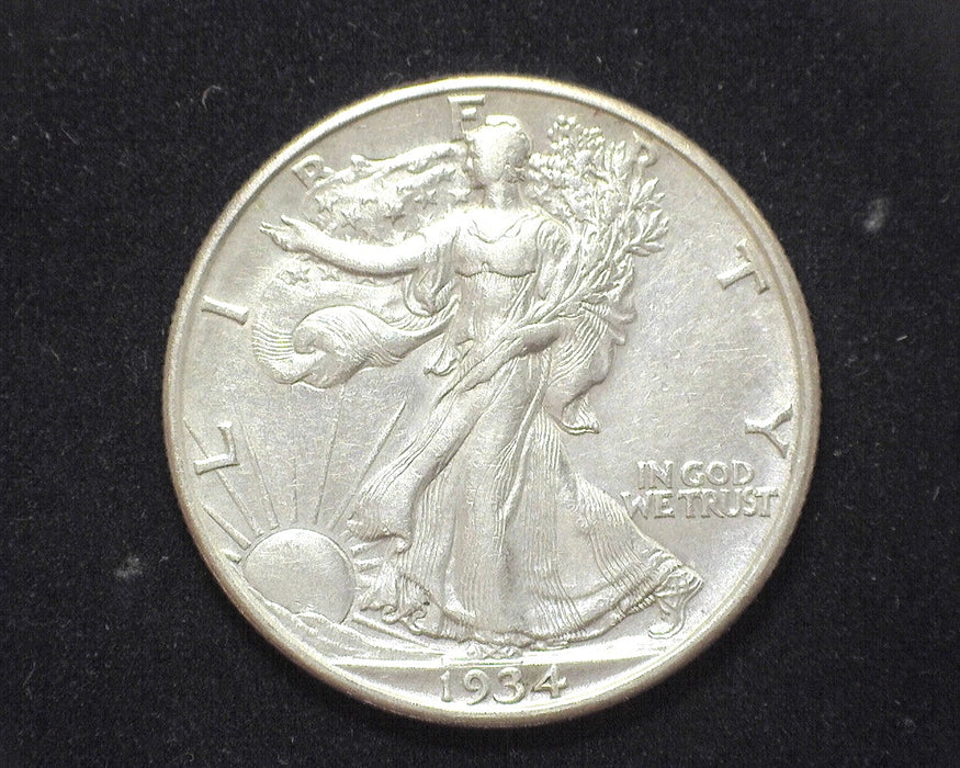 1934 D Walking Liberty Half Dollar AU - US Coin