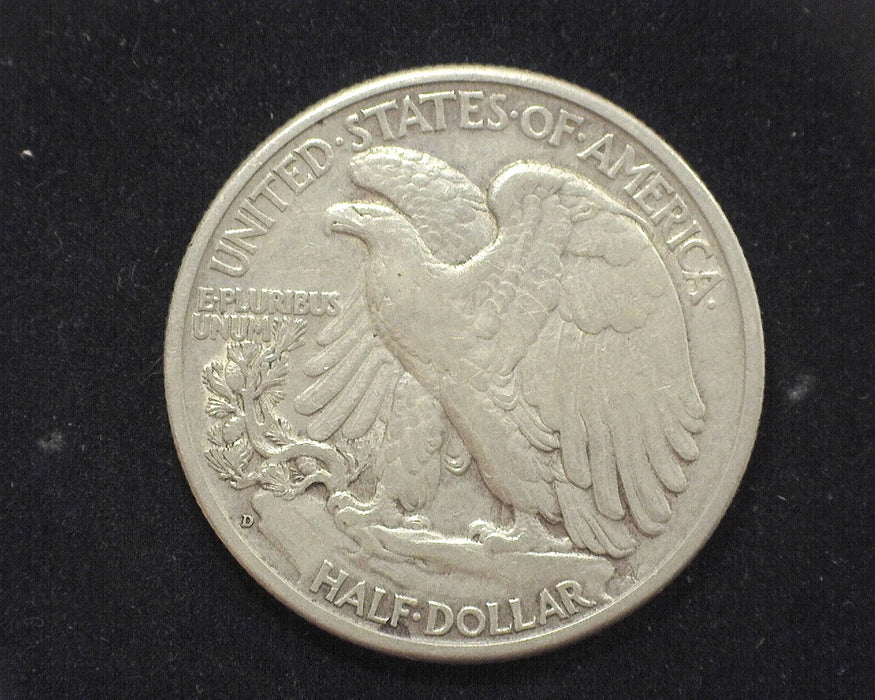 1938 D Walking Liberty Half Dollar VF/XF - US Coin
