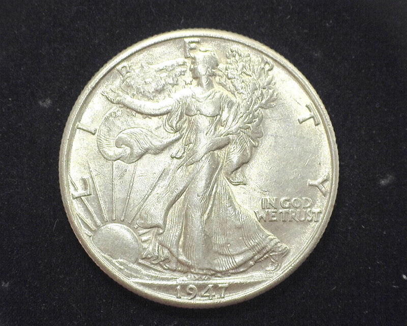 1947 D Walking Liberty Half Dollar AU - US Coin