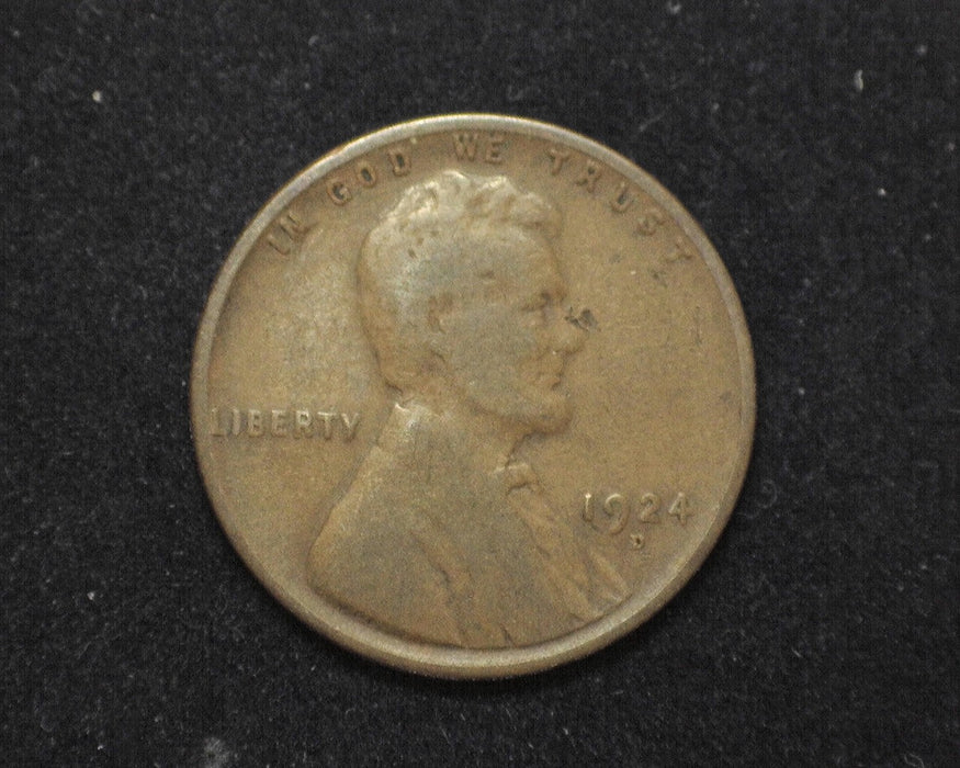 1924 D Lincoln Wheat Penny/Cent VG - US Coin