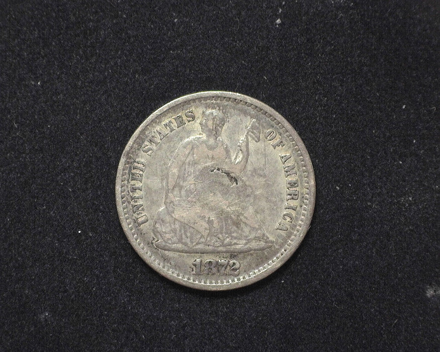 1872 Liberty Seated Half Dime G - US Coin