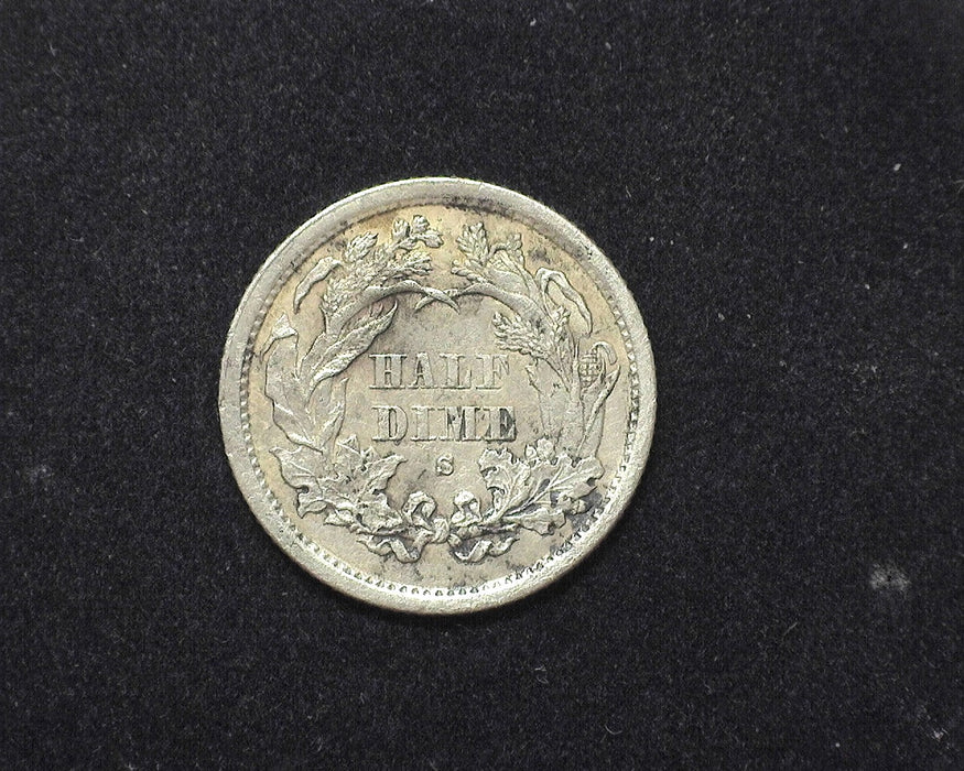 1872 S Liberty Seated Half Dime XF - US Coin