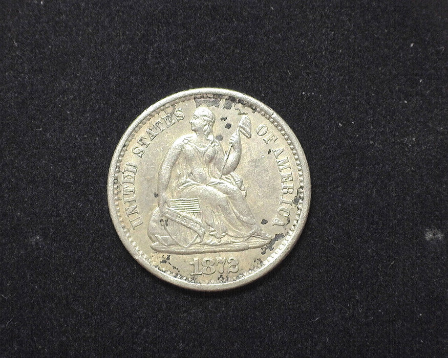 1872 S Liberty Seated Half Dime XF - US Coin