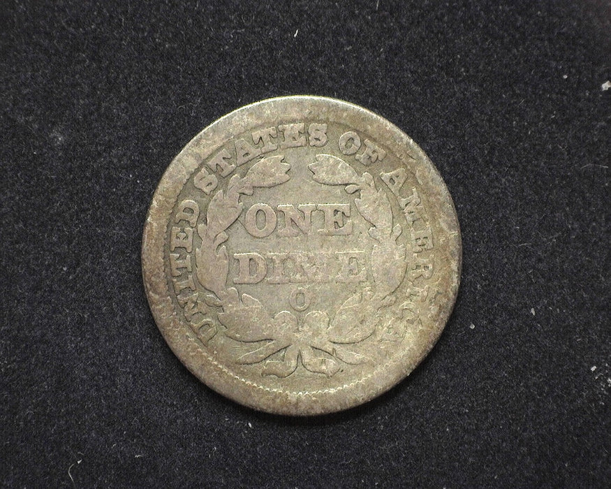 1857 O Liberty Seated Dime G - US Coin