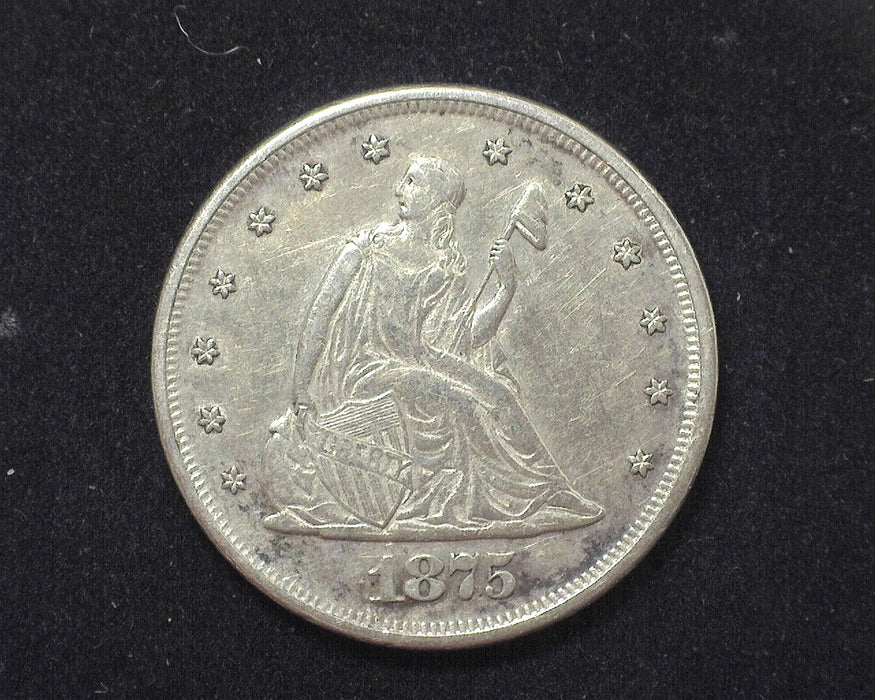 1875 Liberty Seated Twenty Cents VF/XF - US Coin