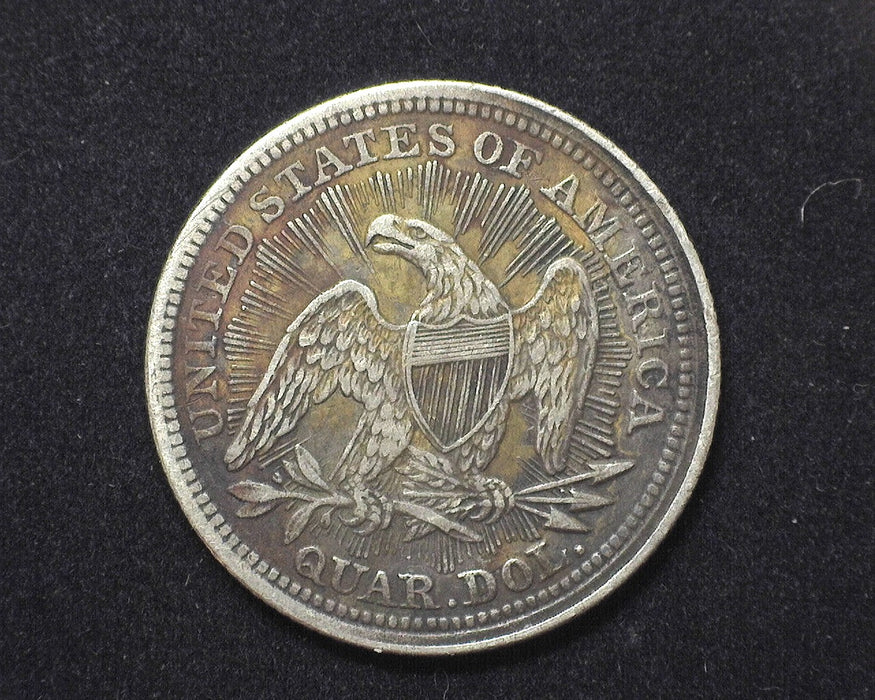 1853 Arrows and Rays Liberty Seated Quarter VF/XF Faint scratching - US Coin