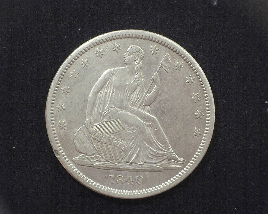 1840 Liberty Seated Half Dollar XF/AU Small date - US Coin
